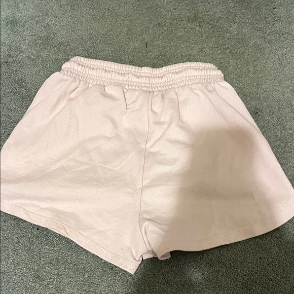 Women's Pink Sweat Shorts - Picture 3 of 3